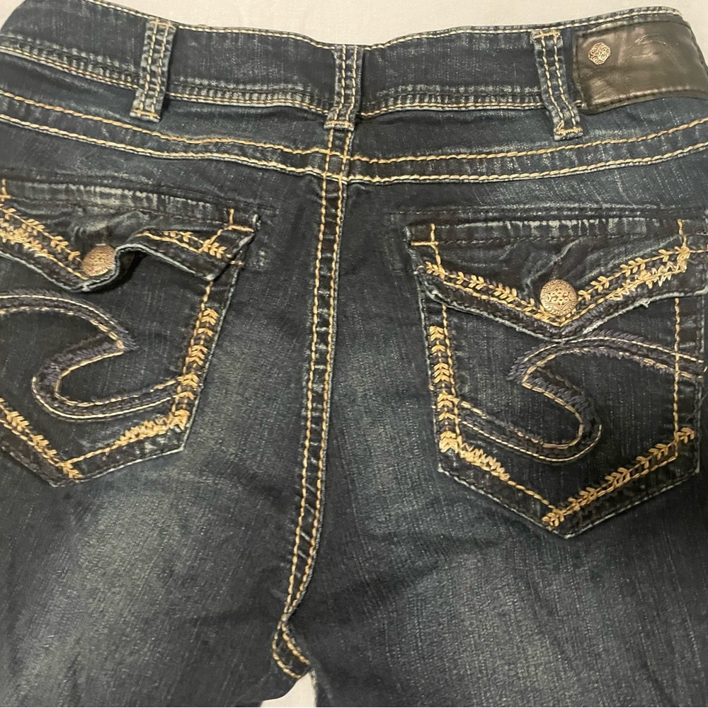 Silver Y2K bootcut - Picture 2 of 5